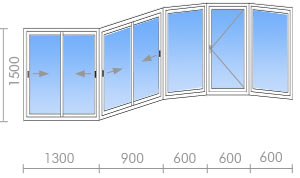 Цена на остекление балкона (лоджии) в п-3м.