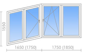 Цена на остекление балконов (лоджий)в п-44т.